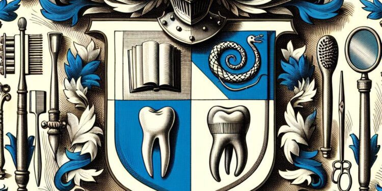 Brasão da Odontologia: Origem, Simbolismo e Importância para a Profissão 1 Brasão da Odontologia: Origem, Simbolismo e Importância para a Profissão
