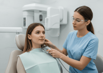 preparacao do paciente e deteccao de objetos metalicos em radiologia odontologica